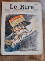 Journal Humoristique - Le Rire N° 203 -   Annee 1898 - Dessin  C Leandre - Metivet -le General Zurlinden - 1850 - 1899