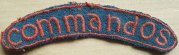 Insigne COMMANDOS, Possiblement Fusiliers Marins, Années 50 Ou 60, Locale Ou Artisanale - Navy