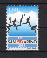 2011 SAN MARINO SET MNH ** 2314 Lo Sport Nella Filatelia, Manifestazione Filatelica - Neufs