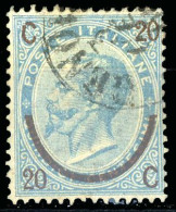 Italia: Overprint Horseshoe, First Type, 1865 - Usados