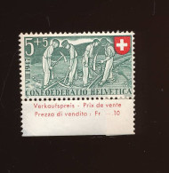 Timbre Switzerland 1947  CONFOEDERATIO HELVETICA - Nuovi