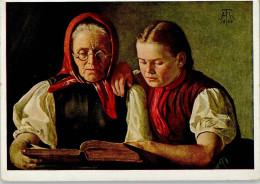 10550902 - Mutter Und Schwester Des Kuenstlers  Buch Lesen AK - Thoma, Hans
