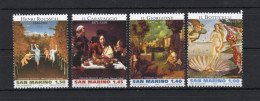 2010 SAN MARINO SET MNH ** 2291/2294 Maestri Dell'arte, Dipinti - Unused Stamps