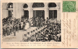 GRECE - Sortie Du Prince Georges De La Cathedrale De St Minas  - Grèce