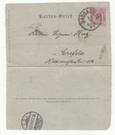 Austria Old Postal Stationery Letter-card Posted 1894 Badgastein B240401 - Postbladen