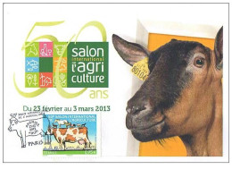France 2013 - 50 Salon Int. Agriculture Carte Maximum - 2010-2019