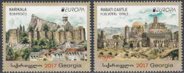 GEORGIA 2017 Europa CEPT. Castles - Fine Set MNH - Georgien