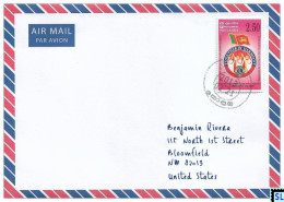 Sri Lanka Stamps 1998, Lions Club International, Personalized Cover - Sri Lanka (Ceylon) (1948-...)