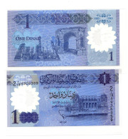 Libya 1 Dinar ND 2019  Polymer Issue P-85 UNC - Libia