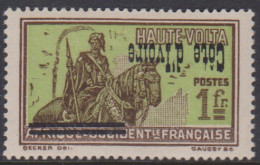 Côte D'ivoire 100a* Variété Surcharge Renversée - Altri & Non Classificati