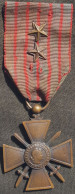 Croix De Guerre 1914 1916. 2 Citations. - Francia