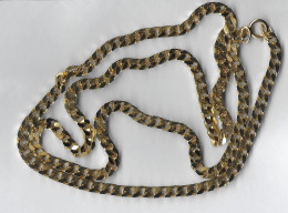 Julot1939 .... COLLIER Plaqué OR De 72 CM , 46.20 Grammes . - Colliers/Chaînes