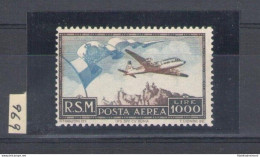 1951 SAN MARINO Posta Aerea N° 99 Bandierone MNH** Certificato Enzo Diena - Luftpost