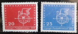 DDR : Nrs 336 - 37 / Lentefoor Te Leipzig - Neufs