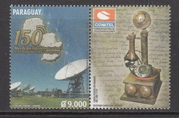 2014 Paraguay Telecommunications Telephone Complete Set Of 1 + Tab MNH - Paraguay