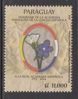 2014 Paraguay Spain Academy Education Complete Set Of 1  MNH - Paraguay