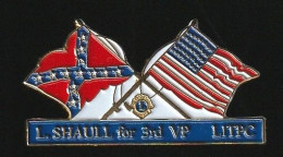 77627-Pin's Lion's Club.L.Shaull.for 3 Rd VP.LITPC..2 Tacks. - Verenigingen