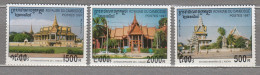 CAMBODGE 1997 Ancient Architecture Mi 1738-1740 MNH(**) #34064 - Kambodscha