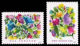 Etats-Unis / United States (Scott No.5849-50 - Wedding & Celebration Blooms Set/2) [**] - Unused Stamps