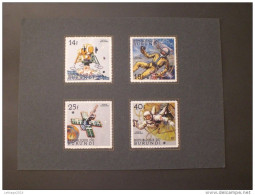 BURUNDI 1968 Airmail - Space Exploration PROOF Applied On Luxury Card SPECIMEN - Neufs