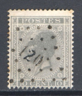 België OCB17 Gestempeld Pt120 Esemael COBA €20 - 1865-1866 Profilo Sinistro