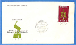 Saar - 1956 - Carte Postale FDC De Saarbrücken - G31891 - FDC