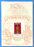Saar - 1956 - Carte Postale FDC De Saarbrücken - G31888 - FDC