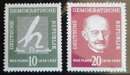 DDR : Nrs 344 - 45 /  100 Jaar Max Planck - Neufs