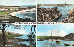 Omonville La Rogue * Souvenir De La Commune * Cp 4 Vues - Other & Unclassified