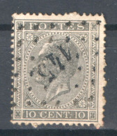 België OCB17 Gestempeld Pt145 Genappe COBA €6 - 1865-1866 Profile Left