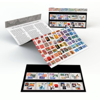 Great Britain (UK) New 2024 ,Stamp On Stamp, Lion,Queen,Butterfly,Flower,Music,Presentation Pack, Set Of 10, MNH (**) - Nuevos