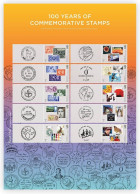 Great Britain (UK) New 2024 ,Stamp On Stamp, Lion,Queen,Butterfly,Flower,Music,Collector Sheet, Set Of 10, MNH (**) - Ungebraucht