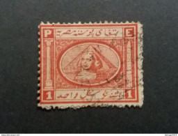 EGYPT EGITIENNE مصر EGITTO 1867 - 1869 Sphinx And Pyramid ERROR Inverted Watermark - 1866-1914 Ägypten Khediva