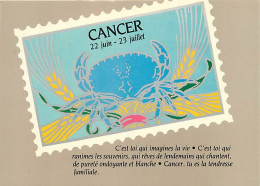 Astrologie - Cancer - Illustration - CPM - Carte Neuve - Voir Scans Recto-Verso - Astrology