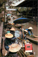 Thailande - Boat Vendors Plying Along A Klong-part Of The Floating Market Scene At Damnoen Saduak - Marché Sur L'eau - C - Tailandia