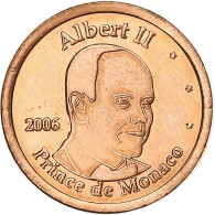 Monaco, Euro Cent, Unofficial Private Coin, 2006, Cuivre Plaqué Acier, SPL+ - Private Proofs / Unofficial