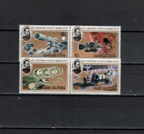 Cook Islands 1980 Space, Johannes Kepler 350th Death Anniversary Set Of 4 MNH - Oceania