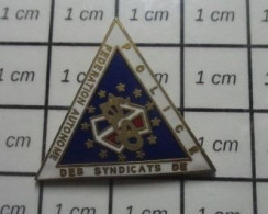 416A Pin's Pins / Beau Et Rare / POLICE / FASP FEDERATION AUTONOME DES SYNDICATS DE POLICE - Polizei