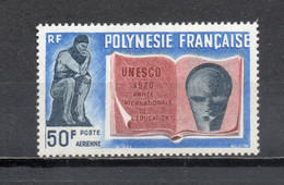 POLYNESIE  PA  N°  39   NEUF SANS CHARNIERE COTE  22.00€    ALPHABETISATION - Unused Stamps