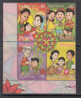 2014 Philippines Christmas Noel  Complete Block Of 4 MNH - Philippines