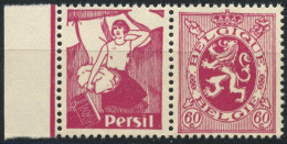 BELGIQUE - COB PU 40 - 60C LION HERALDIQUE TIMBRE PUBLICITAIRE "PERSIL" - NEUF - Postfris