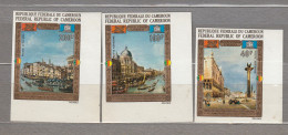 CAMEROUN 1972 MNH(**) UNESCO Campaign To Save Venice Airmail Imperforated Sc C182-C184 Mi 688-690 #34071 - Kameroen (1960-...)