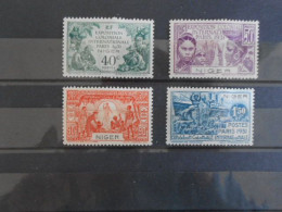 NIGER YT 53/56 EXPOSITION COLONIALE DE PARIS* - Unused Stamps