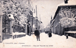 01 - Ain -  OYONNAX - Rue De Veyziat En Hiver - Oyonnax