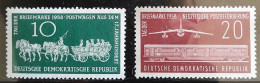 DDR : Nrs 377 - 78  / Dag Van De Postzegel 1958 - Neufs