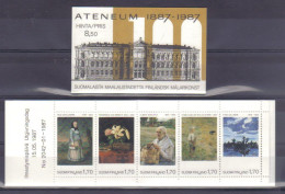 Finland  1987 Art Museum Centenary Booklet Y.T. C 987 ** - Ungebraucht