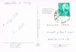 54739. Postal ATMELLA De VALLES (Barcelona) 1974, Vista Carrer De L'Esglesia - Lettres & Documents