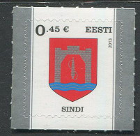 Estonia:Unused Stamp Sindi Town Coat Of Arm, 2013, MNH - Estonia