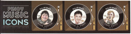 2019 Philippines Music Icons Singers "record Player" Souvenir Sheet - Philippines