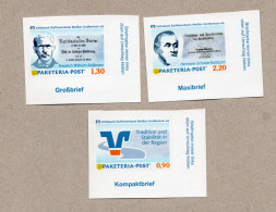 047] BRD - Privatpost Paketeria -3 Marken - Reifeisenbank Meißen Großenhain - Privados & Locales